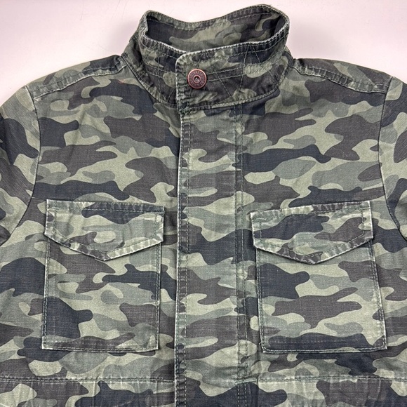 OshKosh B'gosh Kids Camo Utility Jean Jacket size 8 - Picture 2 of 9